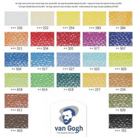 Talens Van Gogh Pastel Kalem 24 Renk Metal Kutu