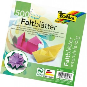 Folia Origami Kağıdı Mini 5x5 cm. 10 Renk 500 Adet
