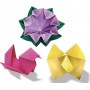 Folia Yuvarlak Origami Kağıdı 10 Renk 500 Adet 12 cm. Çap