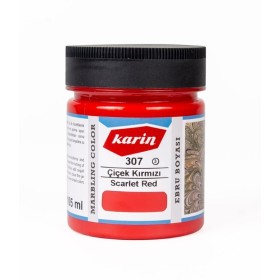 Karin Ebru Boyası Ezilmiş 105ml 307 ÇİÇEK KIRMIZI