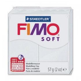 Staedtler Fimo Soft Polimer Kil 0 White (57gr)