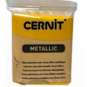 Cernit Metalik Polimer Kil 56gr 700 Yellow