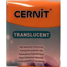 Cernit Translucent (Transparan) Polimer Kil 752 Orange