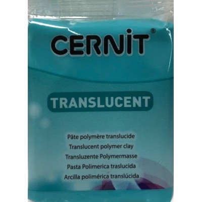 Cernit Translucent (Transparan) Polimer Kil 280 Turkuaz