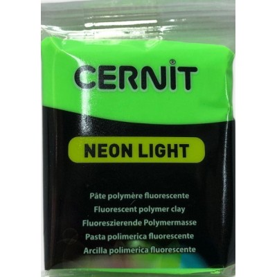 Cernit Neon Light (Fosforlu) Polimer Kil 600 Green