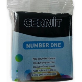 Cernit Number One Polimer Kil 100 Black 