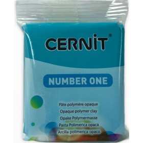 Cernit Number One Polimer Kil 280 Turquoise Blue