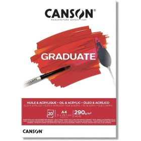 Canson Graduate Akrilik - Yağlıboya Blok 290 g 20 yp. A4 Canson Graduate Akrilik - Yağlıboya Blok 290 g 20 yp. A4