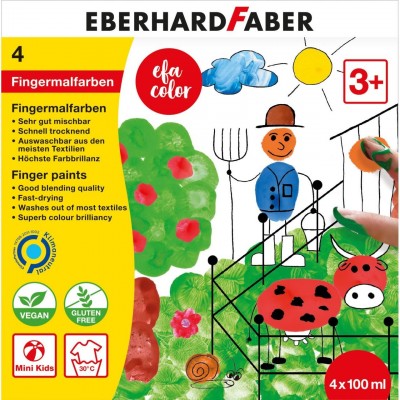 Eberhard Faber Parmak Boyası 4x100ml
