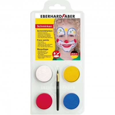 Eberhard Faber Yüz Boyası 4 renk Palyaço