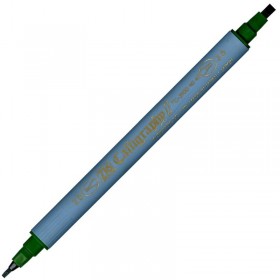 Zig Kaligrafi Kalemi Çift Uçlu 2 mm + 3.5 mm Yeşil
