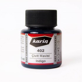 Karin Hat Mürekkebi 402 Çivit Mavisi 45 ml