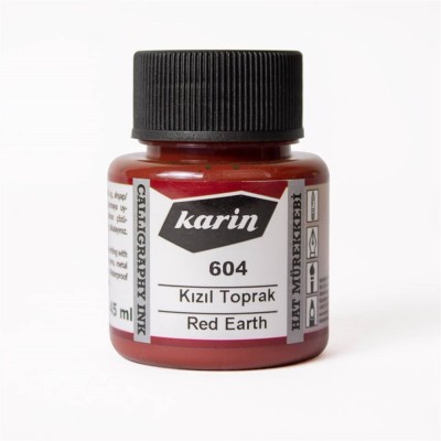 Karin Hat Mürekkebi 604 Kızıl Toprak 45 ml