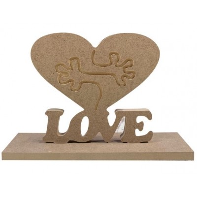 Ayaklı Kalpli Love