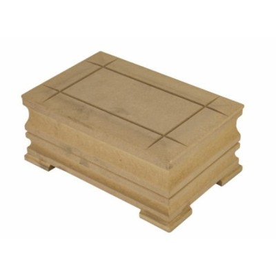 Dikdörtgen Osmanlı Kutu 23x15x10 cm. Ahşap Obje