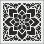 biStencil Damask Şablon 25x25cm K-046