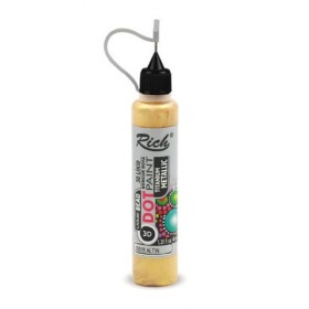 Rich Dot Mandala 3D Boncuk Boyası Metalik ALTIN