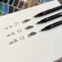 Uni Pin-200 Fine Line Akrilik Uçlu Kalem (0.9mm) Siyah