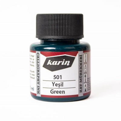 Karin Hat Mürekkebi 501 Yeşil 45 ml