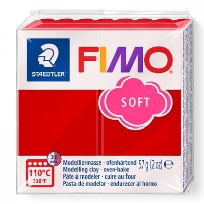 Staedtler Fimo Soft Polimer Kil 2P Noel Red