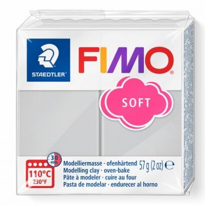 Staedtler Fimo Soft Polimer Kil 80 Dolphin Grey
