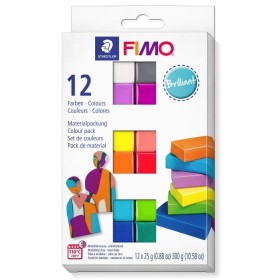Fimo Soft Polimer Kili (25 gr x 12) Seti Canlı Renkler