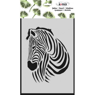 Kosida Stencil Şablon 20x30cm Zebra