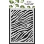 Kosida Stencil Şablon 20x30cm Zebra Deseni
