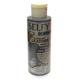 Rich Selfy Decor Vernikli Deri Boyası 120cc ANTRASİT