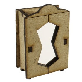 Antik Gardrop Minyatür Ahşap Obje Antik Gardrop Minyatür Ahşap Obje