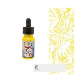Rich Funny Kids Ebru Boyası Sarı 8204
