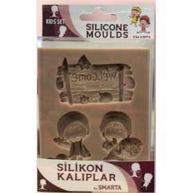 Smarta Silikon Kalıp 10x13cm - Çocuk Seti