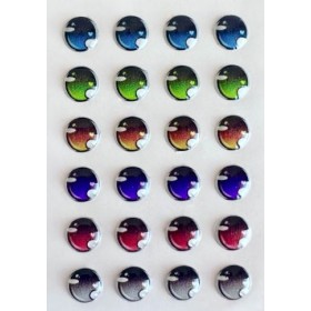 Smarta Reçine Gözler 7mm (12 çift)