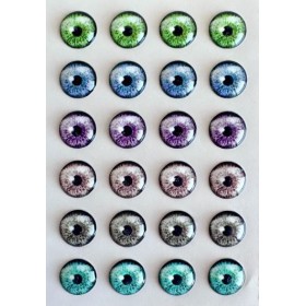 Smarta Reçine Gözler 6mm (12 çift)