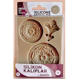 Smarta Silikon Kalıp 10x13cm - Vintage Set