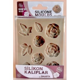 Smarta Silikon Kalıp 10x13cm - Güller Serisi