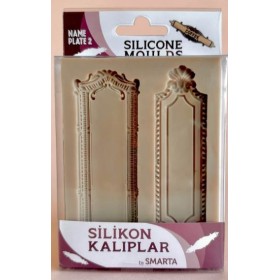 Smarta Silikon Kalıp 10x13cm - İsimlik Model-2