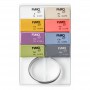 Fimo Soft Polimer Kili Trend Renkler (25 gr x 8 Renk)  + Metal Bilezik