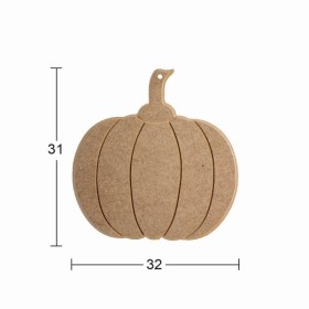 Dekoratif Sunum Tahtası 31x32cm Ahşap Obje Balkabağı Dekoratif Sunum Tahtası 31x32cm Ahşap Obje Balkabağı