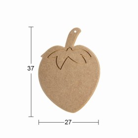 Dekoratif Sunum Tahtası 37x27cm Ahşap Obje Çilek Dekoratif Sunum Tahtası 37x27cm Ahşap Obje Çilek