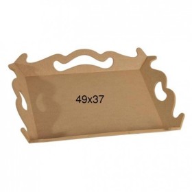 Açılı Tepsi Oymalı İşlemeli 49x37cm Ahşap Obje Açılı Tepsi Oymalı İşlemeli 49x37cm Ahşap Obje