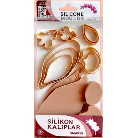 Smarta Silikon Kalıp Orkide Kesici ve Damarlayıcı Seti