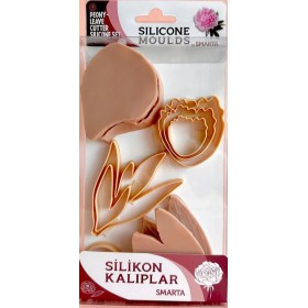 Smarta Silikon Kalıp Şakayık Kesici ve Damarlayıcı Seti