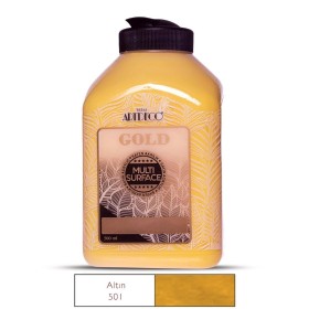 Artdeco Multi Surface Akrilik Boya 500ml Metalik ALTIN 501