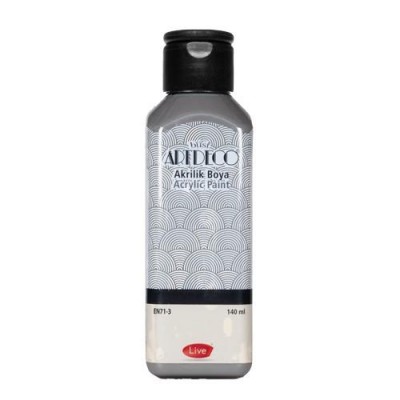 3705 Grafiti Gri Artdeco Yeni Formül Akrilik Boya 140 ml