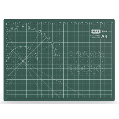 MAS Kesim Tablası (Kesme Matı) A4 Ebat 30x22cm