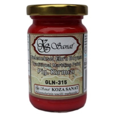 Koza Geleneksel Ebru Boyası 105cc. Pigment Kırmızı