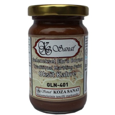 Koza Geleneksel Ebru Boyası 105cc. Oksit Açık Kahve