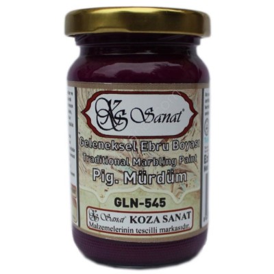 Koza Geleneksel Ebru Boyası 105cc. Pigment Mürdüm