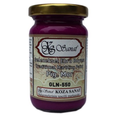 Koza Geleneksel Ebru Boyası 105cc. Pigment Mor